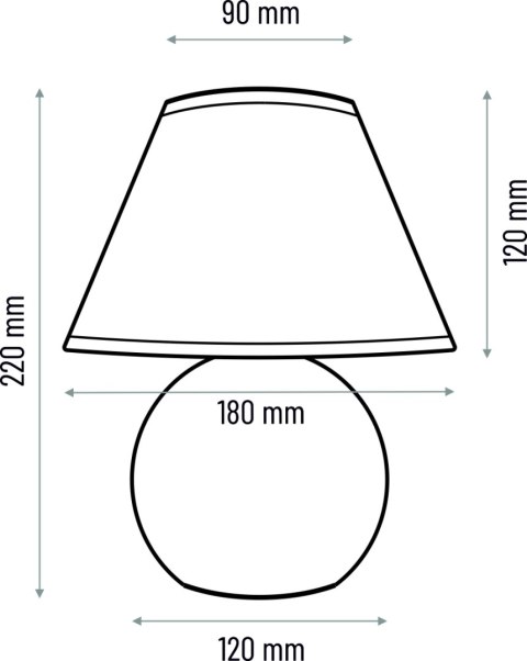 Lampa stołowa Kula buk naturalny Lampa stołowa Kula buk naturalny