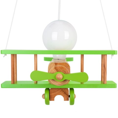 Lampa wisząca Samolot mały zielono-naturalny Lampa wisząca Samolot mały zielono-naturalny