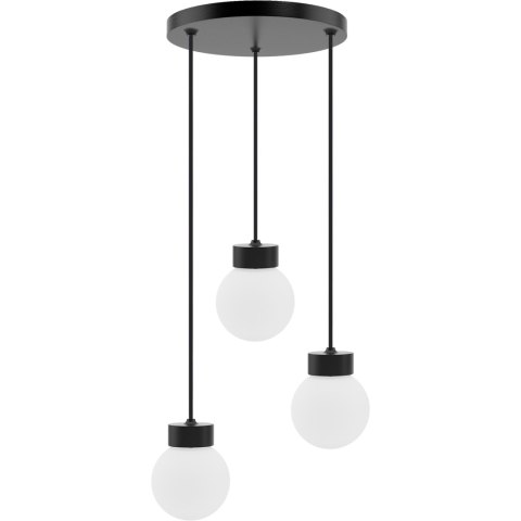 Barrel-Orb Kula 3pł (plafon) czarny Barrel-Orb Kula 3pł (plafon) czarny