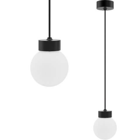 Lampa wisząca Barrel-Orb Kula 1pł czarny Lampa wisząca Barrel-Orb Kula 1pł czarny