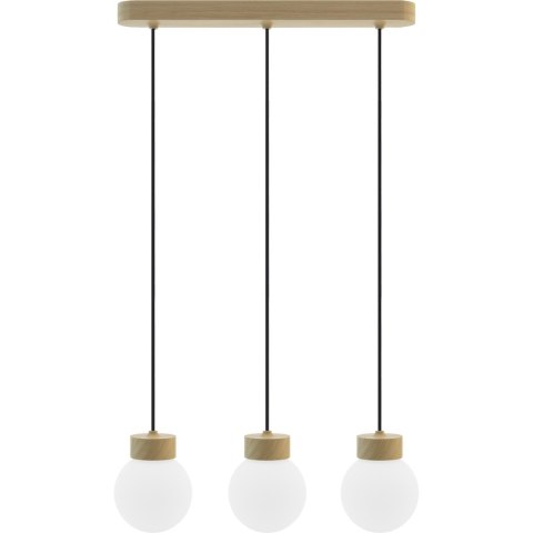 Lampa wisząca Barrel-Orb Kula 3pł dąb Lampa wisząca Barrel-Orb Kula 3pł dąb
