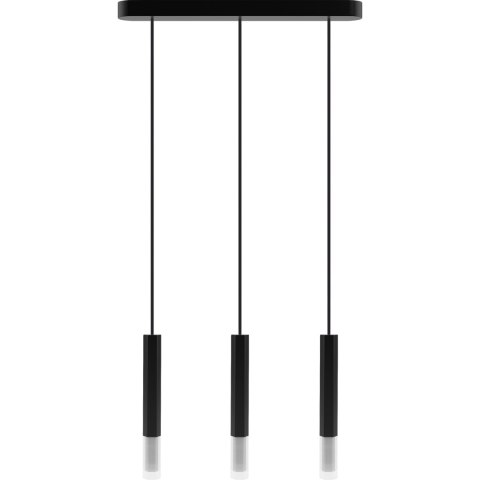 Lampa wisząca Madera2 Hexa 3pł klosz czarny Lampa wisząca Madera2 Hexa 3pł klosz czarny