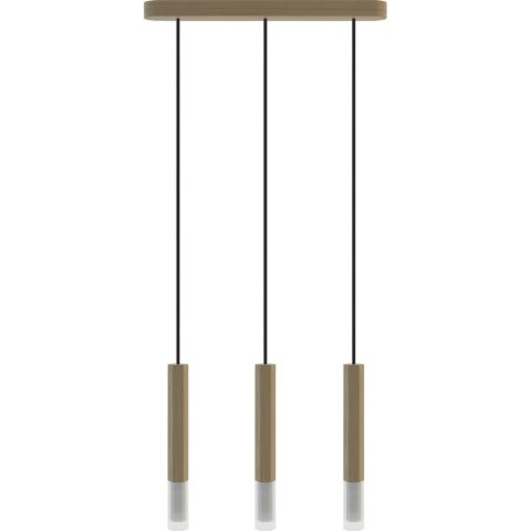 Lampa wisząca Madera2 Hexa 3pł klosz dąb Lampa wisząca Madera2 Hexa 3pł klosz dąb