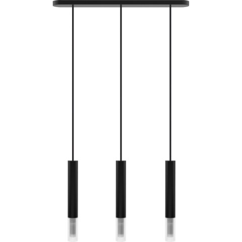Lampa wisząca Madera2 klosz 3 pł czarny Lampa wisząca Madera2 klosz 3 pł czarny