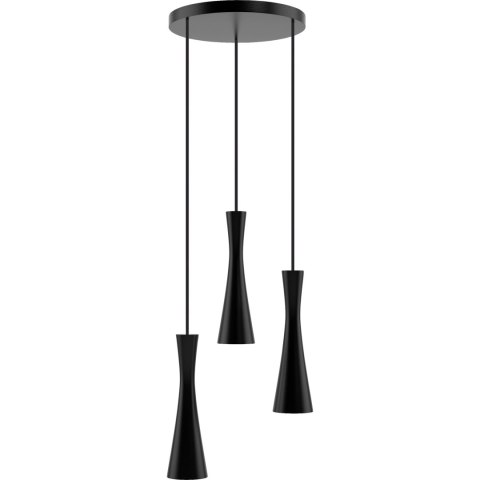 Lampa wisząca czarna Vegas 3 pł (plafon) Lampa wisząca czarna Vegas 3 pł (plafon)