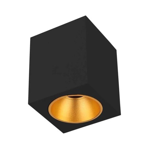 Oprawa V-TAC GU10 Kwadratowa Natynkowa Czarna+Złoty 100x100x120cm VT-979SQ 3 Lata Gwarancji Oprawa V-TAC GU10 Kwadratowa Natynkowa Czarna+Złoty 100x100x120cm VT-979SQ 3 Lata Gwarancji