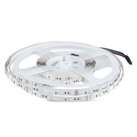 Taśma LED V-TAC SMD5050 600LED 24V IP20 10mb 7W/m VT-5050 60-IP20-7 RGB Taśma LED V-TAC SMD5050 600LED 24V IP20 10mb 7W/m VT-5050 60-IP20-7 RGB