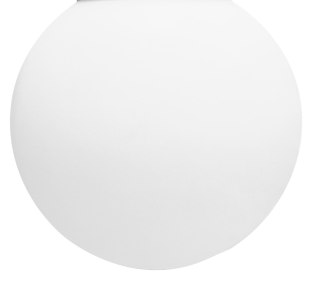 AMADEO lampa kinkiet mosiężny 1x40W E14 klosz biały