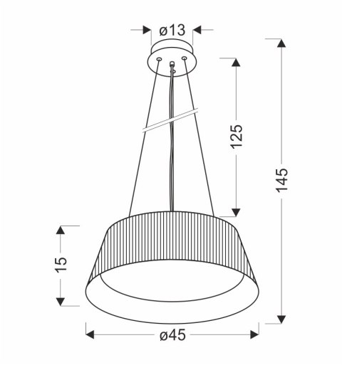 UMBRIA LAMPA WISZĄCA CZARNO DREWNIANA 1X24W LED KLOSZ BIAŁY UMBRIA LAMPA WISZĄCA CZARNO DREWNIANA 1X24W LED KLOSZ BIAŁY