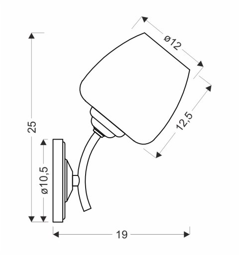 ZINA LAMPA KINKIET PATYNOWY 1X40 E27 KLOSZ BIAŁY ZINA LAMPA KINKIET PATYNOWY 1X40 E27 KLOSZ BIAŁY