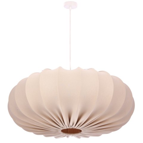 CAFEE' lampa wisz¹ca 66cm bia³y 1x40W E27 aba¿ur frappe