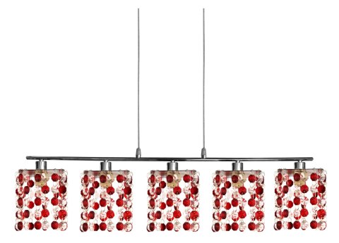 CLASSIC ZWIS 5X40W G9 CZERWONY CLASSIC ZWIS 5X40W G9 CZERWONY