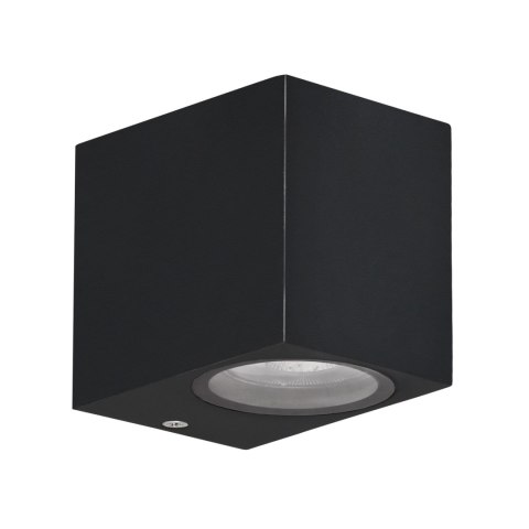 Nerium lampa ogrodowa elewacyjna kostka krótka 9,2x8cm czarny 1x35W GU10 IP44 Nerium lampa ogrodowa elewacyjna kostka krótka 9,2x8cm czarny 1x35W GU10 IP44