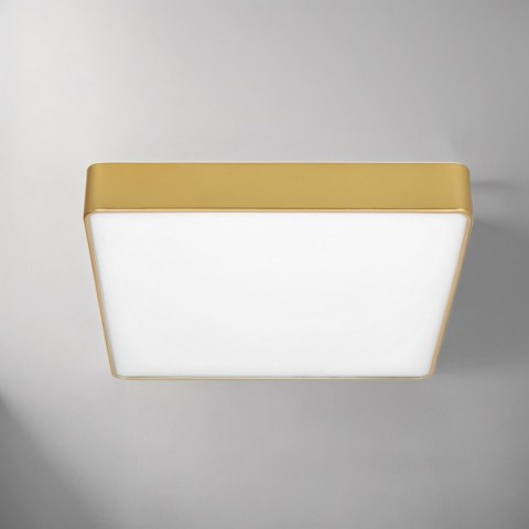 QUATTRO LAMPA PLAFON KWADRATOWY 30X30 12W LED ZŁOTY IP44 QUATTRO LAMPA PLAFON KWADRATOWY 30X30 12W LED ZŁOTY IP44