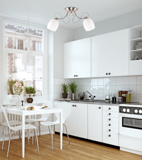 AMBA LAMPA SUFITOWA 2X40W E27 BIAŁ AMBA LAMPA SUFITOWA 2X40W E27 BIAŁ