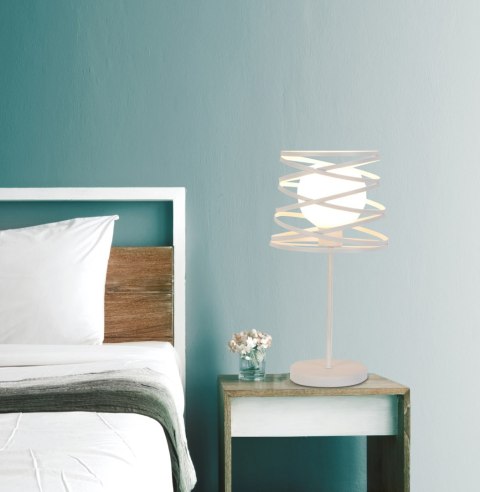 LAMPA STOŁOWA AKITA 1 BIAŁY LAMPA STOŁOWA AKITA 1 BIAŁY