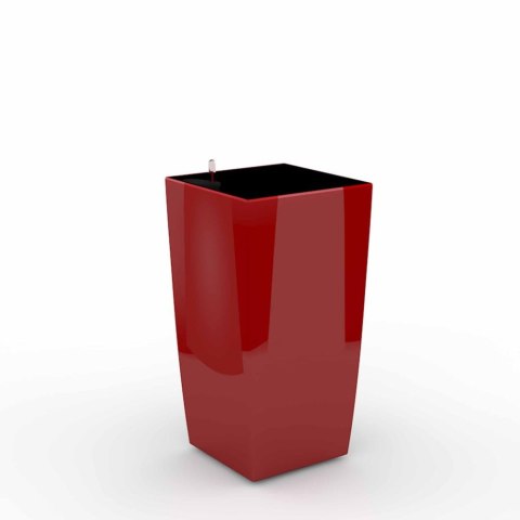 Cube reprezentacyjna donica w kolorze czerwonym z wkładem nawadniającym 28x28x54 Cube reprezentacyjna donica w kolorze czerwonym z wkładem nawadniającym 28x28x54