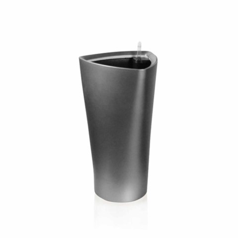Delto reprezentacyjna donica w kolorze szarym z wkładem nawadniającym 22x22x41 Delto reprezentacyjna donica w kolorze szarym z wkładem nawadniającym 22x22x41