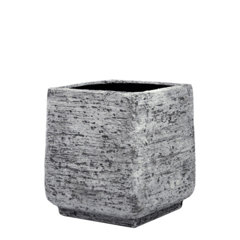 Donica Verona o fakturze surowego betonu 42,5x42,5x44,5 Donica Verona o fakturze surowego betonu 42,5x42,5x44,5