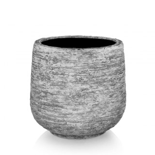 Donica Verona o fakturze surowego betonu 48x48x48