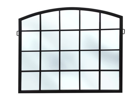 Lustro New York 76/90cm w stylu loft okienne z czarnymi szprosami i stalową ramą Lustro New York 76/90cm w stylu loft okienne z czarnymi szprosami i stalową ramą