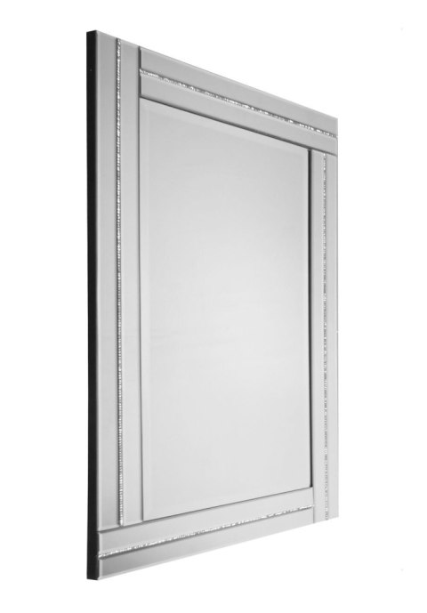 Lustro prostokątne 80/120cm Ariana glamour w klasycznej lustrzanej ramie wysadzanej drobnymi kryształkami Lustro prostokątne 80/120cm Ariana glamour w klasycznej lustrzanej ramie wysadzanej drobnymi kryształkami