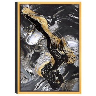 Obraz w eleganckiej złotej ramie Golden Wind