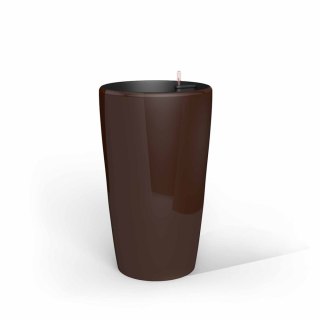 Ronda elegancka donica w kolorze mocha z wkładem nawadniającym 40x40x75