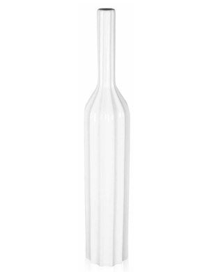 Wazon wysoki smukły w klasycznym białym kolorze 60,5 cm