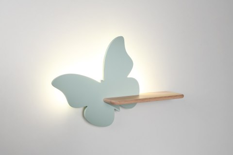 Butterfly lampa kinkiet 5w led 4000k iq kids miętowy