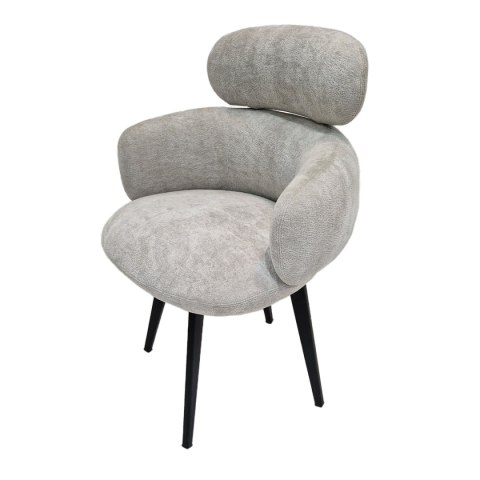Krzesło szare Ruben obrotowe do salonu, jadalni, gabinetu Krzesło szare Ruben obrotowe do salonu, jadalni, gabinetu