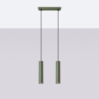 Lampa wisząca LAGOS 2 zielona oliwka