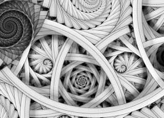 Abstrakcja architektoniczna - fototapeta
