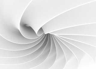 Abstrakcja, fala 3d - fototapeta