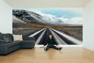 Droga na Islandii - fototapeta