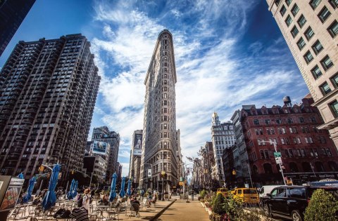 Flatiron Nowy Jork - fototapeta Flatiron Nowy Jork - fototapeta