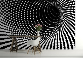 Iluzja na ścianie - fototapeta 366x254 cm