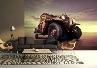 Luksusowy samochód, Vintage - fototapeta 366x254 cm