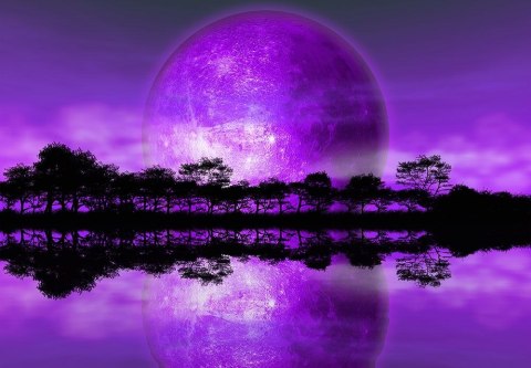 Rising of The Moon - fototapeta 366x254 cm Rising of The Moon - fototapeta 366x254 cm