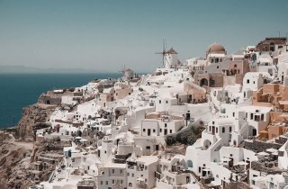 Santorini - fototapeta