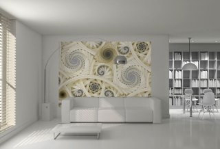 Spiralne fractale - fototapeta