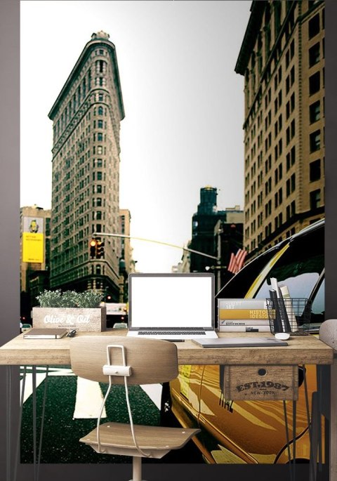 Cloudy day at New York - fototapeta Cloudy day at New York - fototapeta