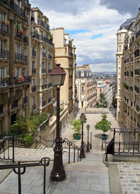 Paris Montmartre - fototapeta Paris Montmartre - fototapeta
