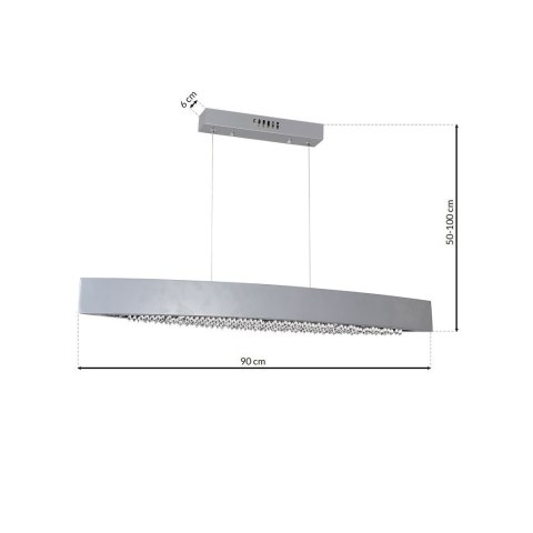 LAMPA WISZĄCA BOCCA 24W LED