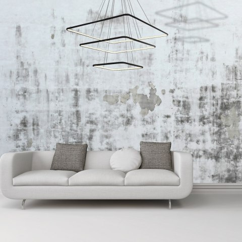LAMPA WISZĄCA NIX BLACK 117W LED