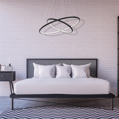 LAMPA WISZĄCA ORION BLACK 53W LED