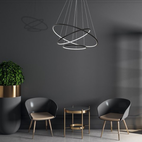 LAMPA WISZĄCA ORION BLACK 99W LED