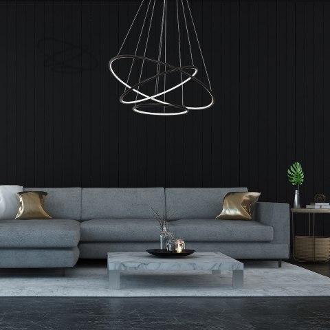 LAMPA WISZĄCA ORION BLACK 99W LED