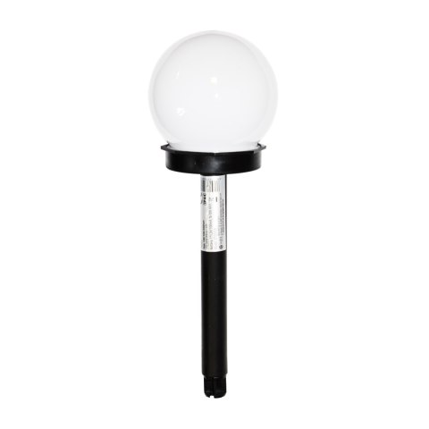 Lampka Ogrodowa Kulka Solarna Plastik Czarny Lampka Ogrodowa Kulka Solarna Plastik Czarny