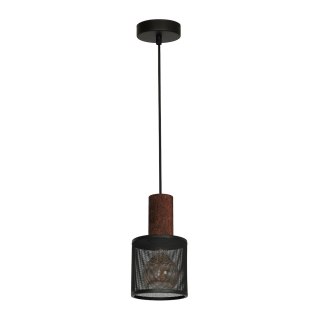 Lampa Wisząca ARES BLACK 1xE27